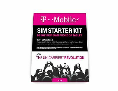T-Mobile Prepaid Complete SIM Starter Kit Original Version