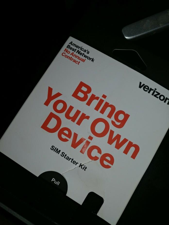 verizon bring your own device  sim card starter kit