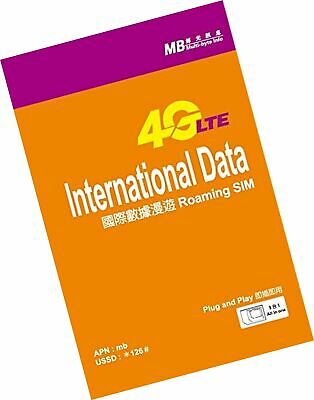4G LTE International Data Package (World 0.5GB/15 Days) Wor... - FREE 2 Day Ship