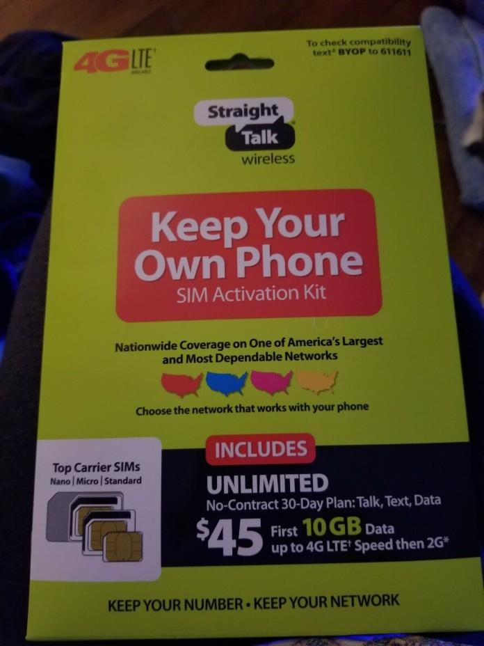 straight talk sim card kit