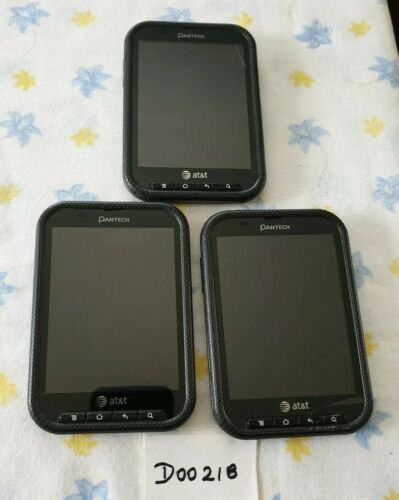Lot of 3 Pantech P9060 phones for parts, repair or gold recovery