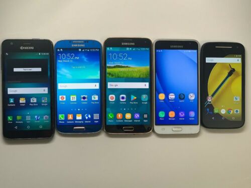 Lot of 5 HTC AT&T Smartphones (mixed models) As-Is