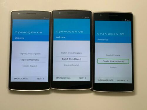 Lot Of 3 Cyanogen OnePlus A0001 Unlocked 64GB Android Smartphones GSM