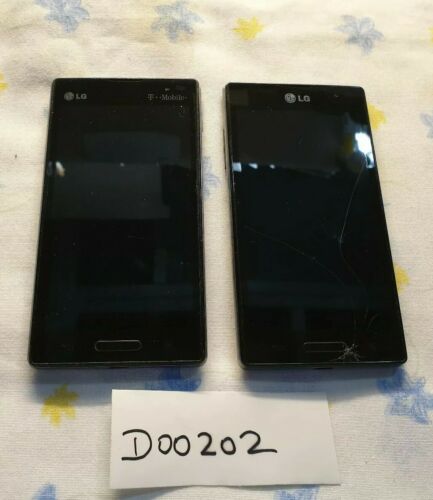 Lot of 2 LG Optimus L9 P769 MS769 phones for parts, repair or gold recovery