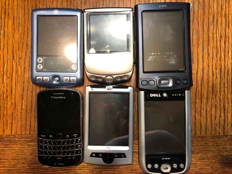 6 Untested handhelds (ex. Blackberrys and palm pilots)