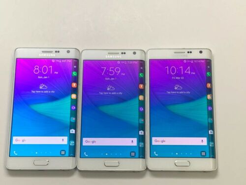 Lot of 3 Samsung Galaxy Note Edge International GSM Unlocked Smartphones As-Is *