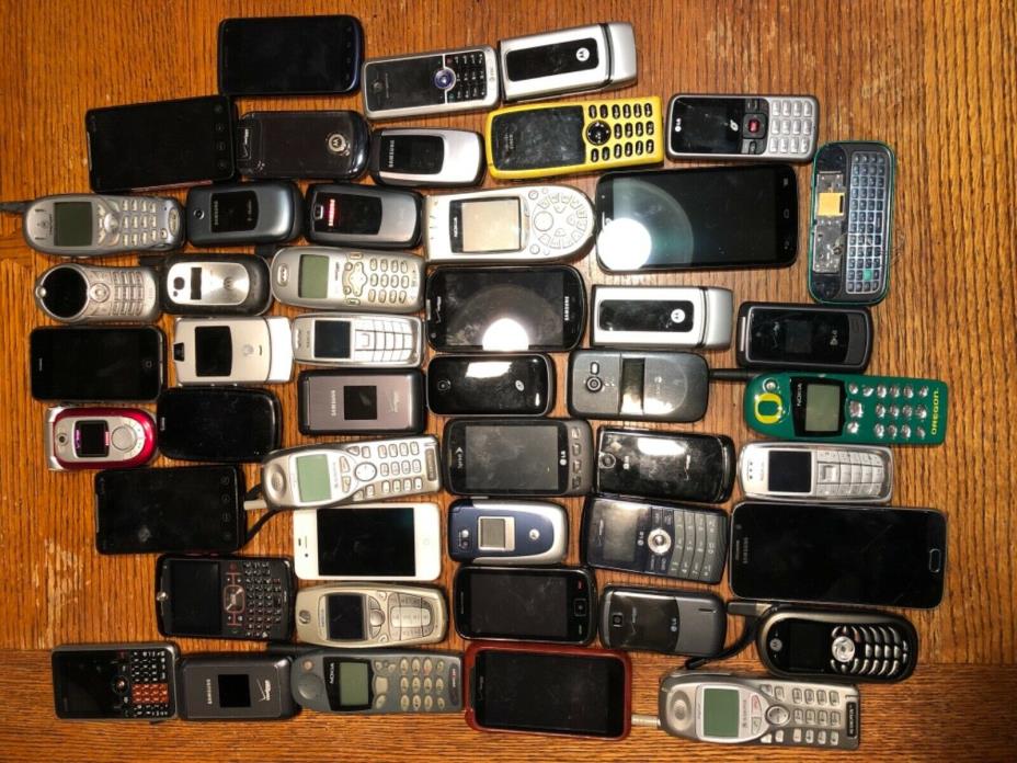 48 Cell Phones for Scrap Gold Recovery