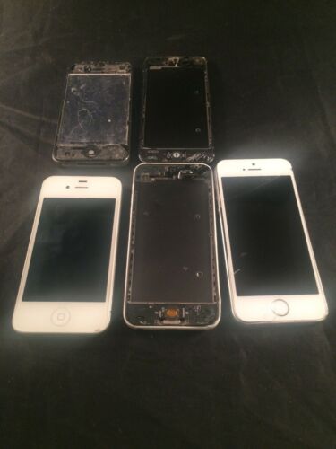 Apple iPhone Mixed Lot For Parts Only 5S 5C/4S (Lot of 5)