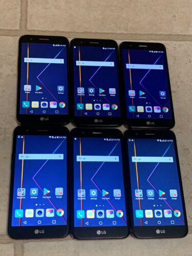 Lot of 6 LG K20 Plus GSM Unlocked Smartphones