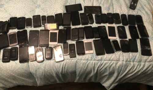 Lot of 50 Plus Cell Phones for Scrap Gold PARTS