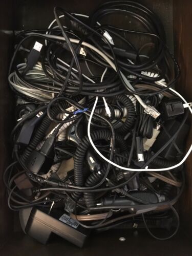 Junk Drawer Cables Cell Phone Chargers Telephone Cords, blackberry Etc