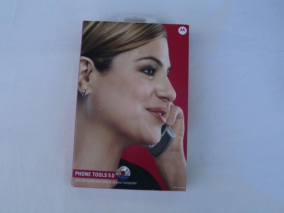 GENUINE NEW MOTOROLA Phone Tools 5.0 KIT OEM RETAIL