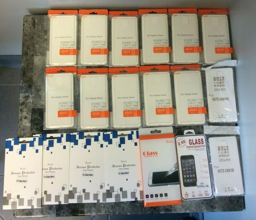 Bulk Cell Phone Cases & Screen Protectors for Samsung Galaxy Note 4