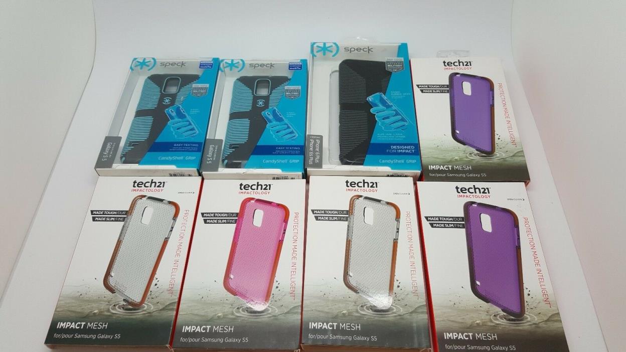 60 assorted Smartphone Cell cases glass protectors Samsung Garmin Speck iphone