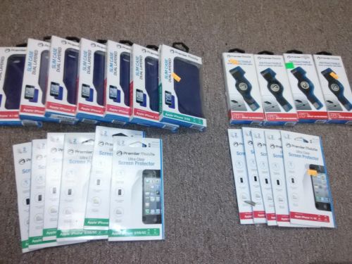 Huge New wholesale Lot of Premiere Mobile iPhone 4 and iPhone 5 accessories ..