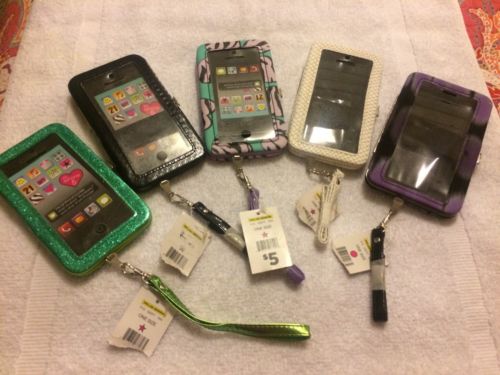 Lot Of 5 New Cell Phone Wristlets