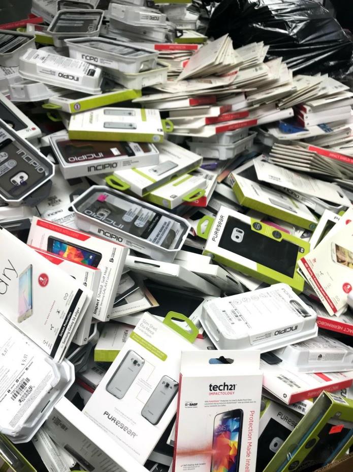 Bulk Wholesale (Lot of 1500) Mixed Cell Phone Cases Various Phone Models