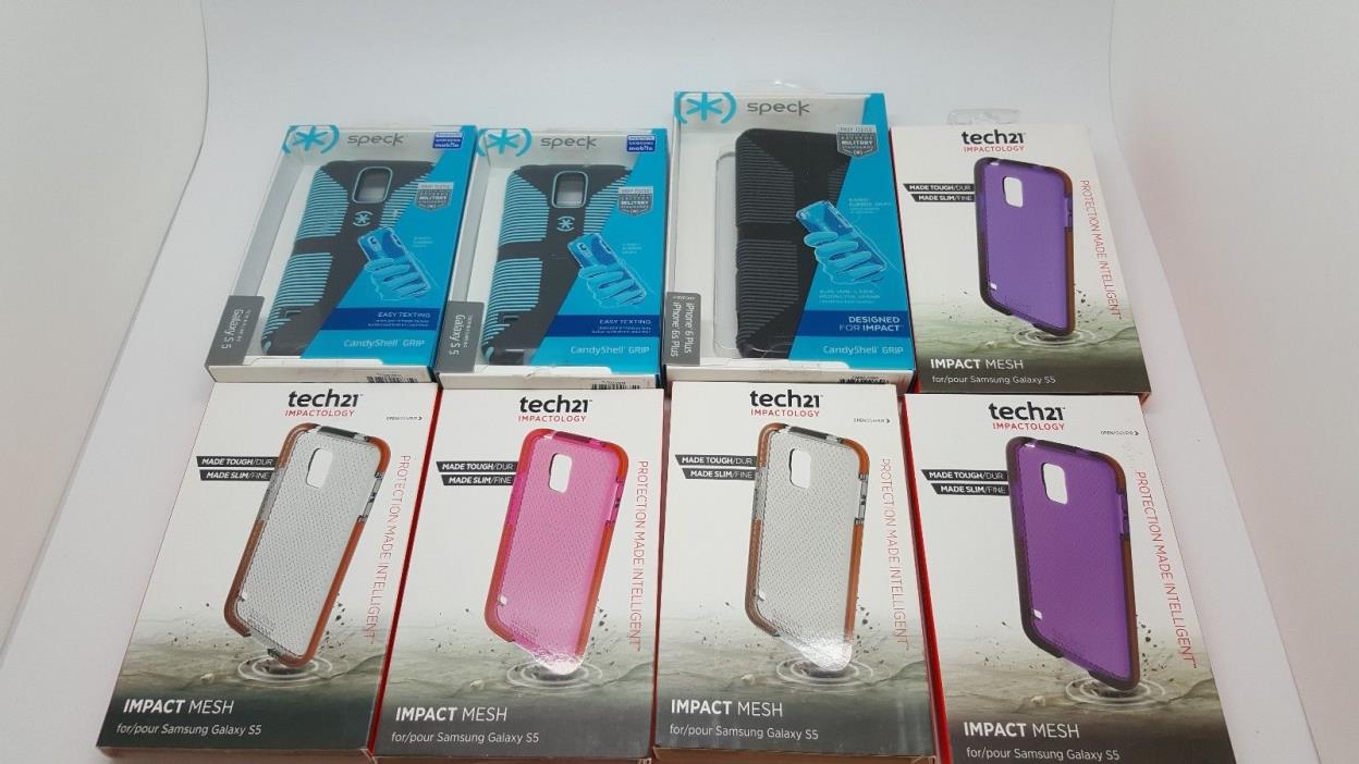 60 assorted phone accessories cases glass protectors Samsung Garmin Speck iphone