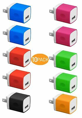 Boost Chargers, 5W USB Power Adapter [10-Pack] Wall Charger 1A Cube for Plug ...