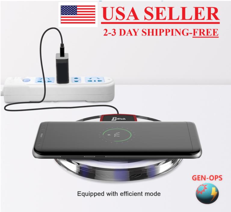 FANTASY Slim Qi Wireless Charger Charging Pad ANDROID IOS APPLE