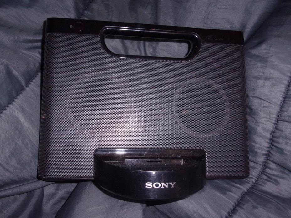Sony RDP-M7IPN Lightning iPhone iPod Portable Speaker Dock - Black