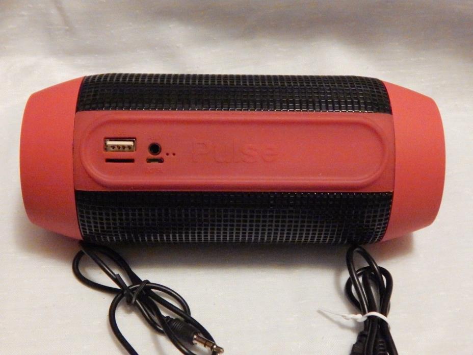 Pulse Portable Stereo Speaker with LED Lighting
