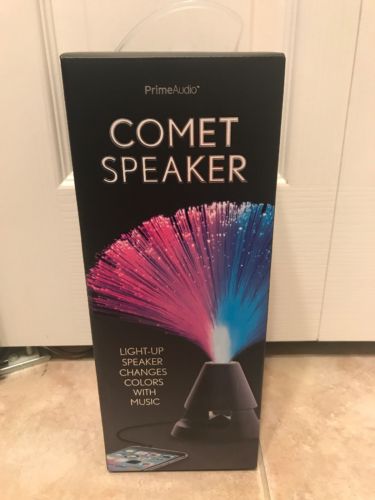 Prime Audio Comet Speaker Light Up Changes Color With Music Brand New In Box