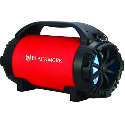 Blackmore BTU-5001R 750W Amplified Bluetooth Speaker w/ Dual MIC Inputs, Red