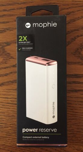 mophie power reserve 2X (5,200mAH) Portable Charger Smartphones & Tablets - Rose