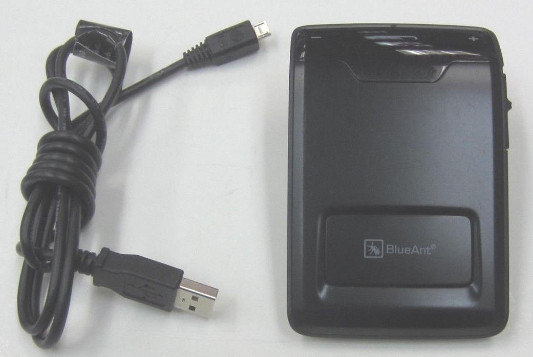 Blue Ant S3 Bluetooth Car Speakerphone Voice Controlled w/ clip & charging cable