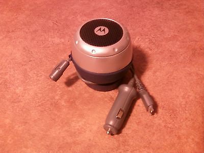 Motorola SYN0614A Handsfree Auto Car Cupholder Speaker Cell Phone Accessory