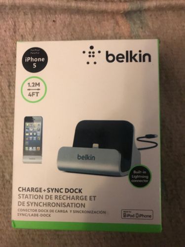 Belkin Apple Certified MIXIT Charge and Sync Dock for iPhone 5/SE/S/6/7/Plus/X +