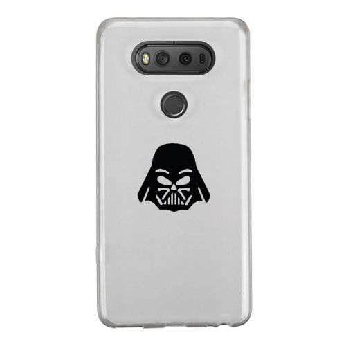 2 Darth Vader Face Sticker Die Cut Decal for mobile cellphone Smartphone Cup Mug