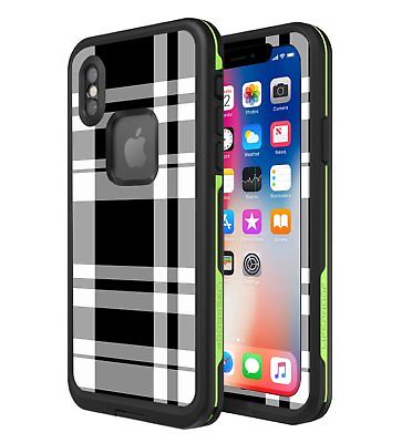 JW SKINZ Plaid Skin for LifeProof FRE iPhone X