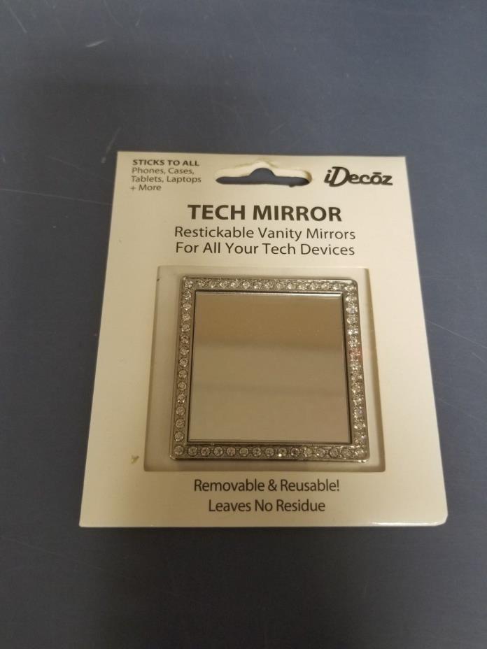 IDECOZ VANITY TECH MIRRORS RESTICKABLE FOR PHONES, TABLETS, LAPTOPS, ETC...