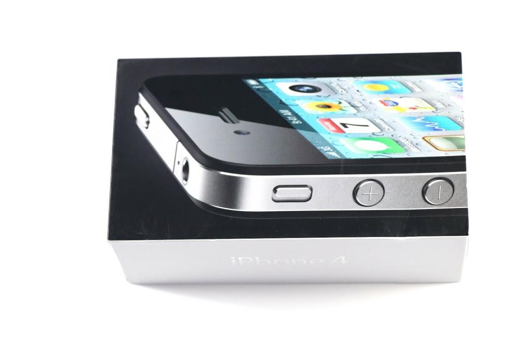 EMPTY BOX for Apple iPhone 4, Black, 16GB - Model A1332, MC608LL/A