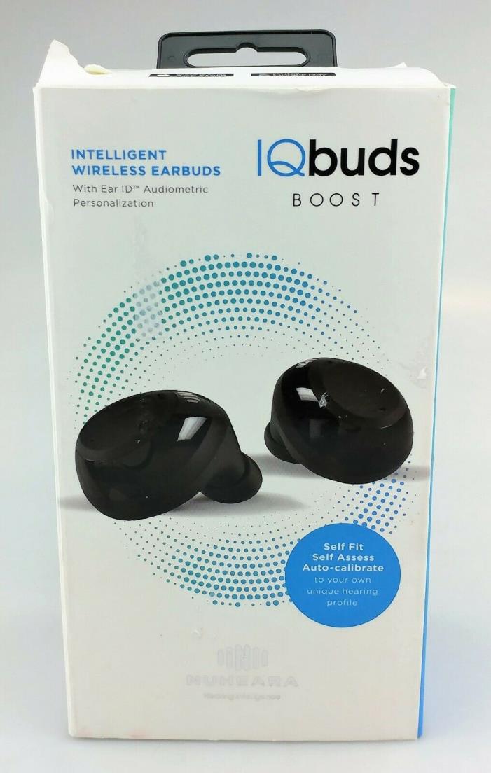 Nuheara IQbuds Boost The Ultimate Hearing Bud with Ear ID In Box Good Shape