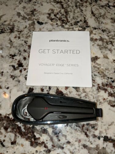 Plantronics Voyager Edge Wireless Bluetooth Headset w/ Charging Case Carbon Blk