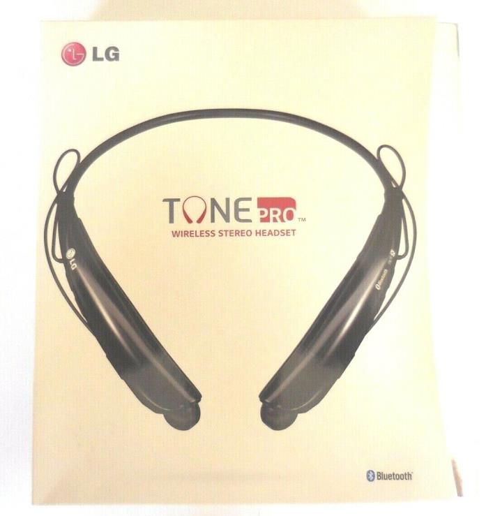 LG Electronics Tone Pro HBS-750 Bluetooth Wireless Stereo Headset Black