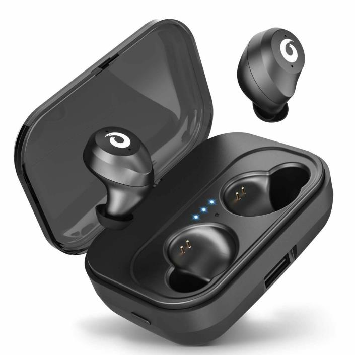 Wireless Earbuds Bluetooth 5.0 with Portable Charging Case for iPhone Samsung