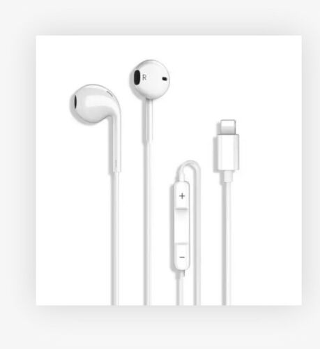 FREE SHIPPING, Apple Headphones Volume Control and Mic in White