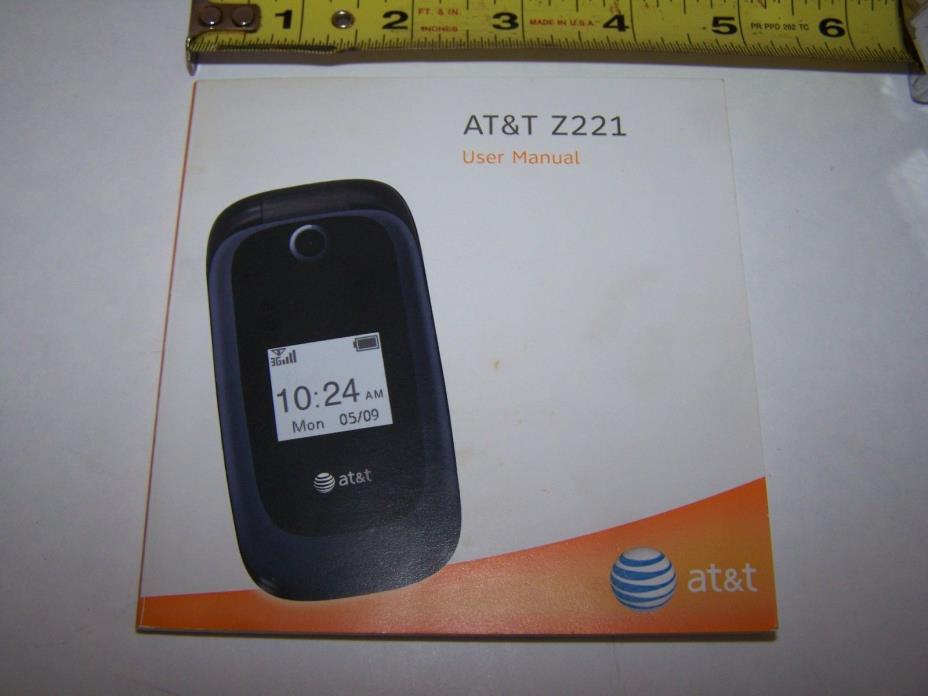 ZTE Z221 User Manual At&t  from 2011