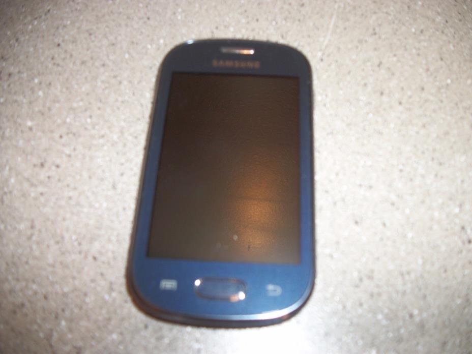 Samsung Galaxy Fame GT-S6812 - - Blue (Unknown Carrier) Smartphone--Phone Only