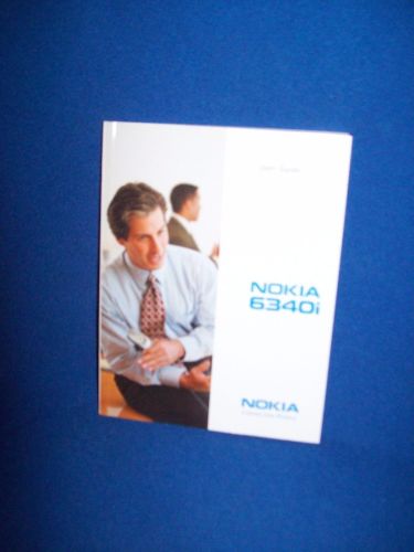 Nokia 6340i User Manual - Original - Great Condition