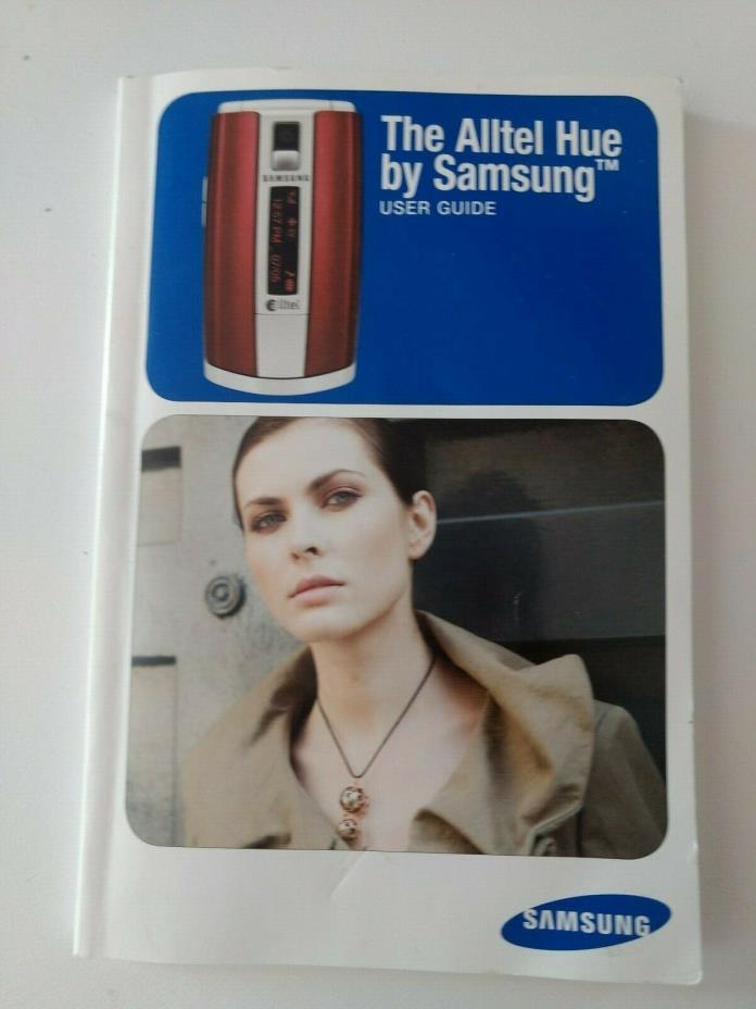The Alltel Hue by Samsung User Guide Manual Instruction Book Cell Phone