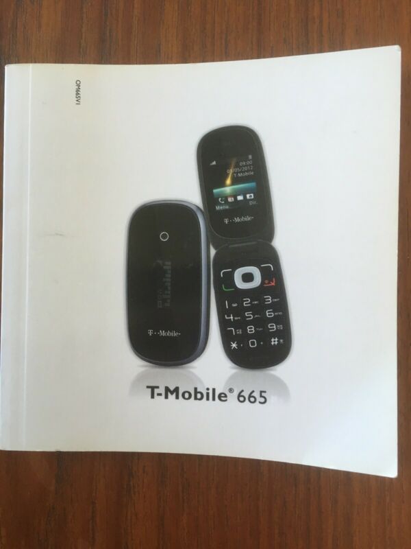 T-mobile Alcatel 665 Basic Prepaid Cellular Flip Phone User Guide