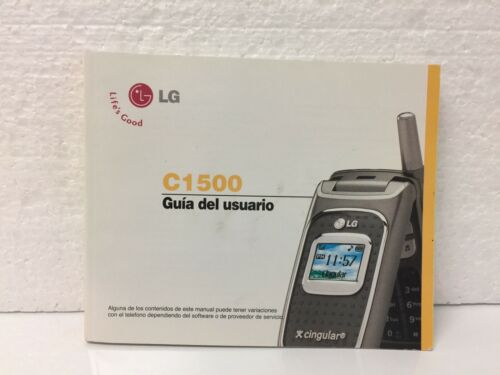 AT&T Cingular LG C1500 Cell Phone User Guide