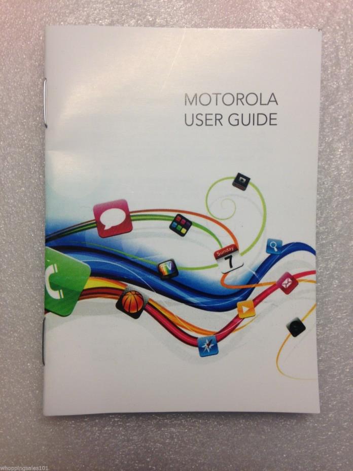 Brand New Wholesale Lot 82x Motorola User Quick Start Guide Manuals Pamphlet 20p