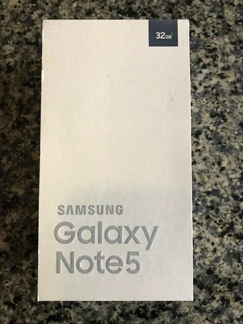 Samsung Galaxy Note 5 BOX ONLY (Verizon) w/AC Fast Charger--No Phone---RARE