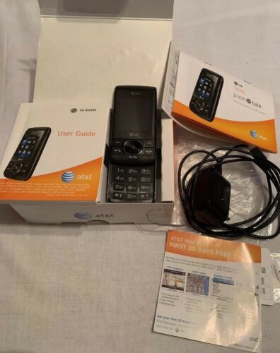 LG GU295 Black AT&T  Cellular Phone With User Guide Brochures Nice!